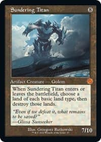 Sundering Titan from The Brothers' War: Retro Frame Artifacts