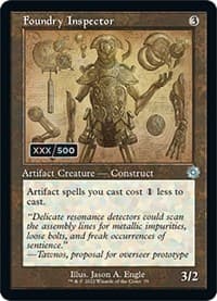 Foundry Inspector (Schematic) (Serial Numbered) from The Brothers' War: Retro Frame Artifacts