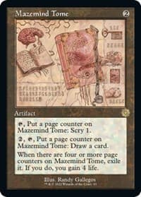 Mazemind Tome (Schematic) from The Brothers' War: Retro Frame Artifacts