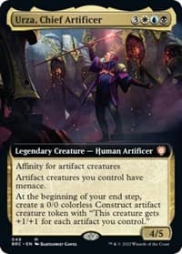 Urza, Chief Artificer (Extended Art) from Commander: The Brothers' War