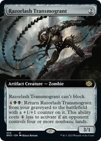 Razorlash Transmogrant (Extended Art) from The Brothers' War