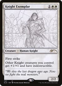 Knight Exemplar (707) from Secret Lair Drop Series