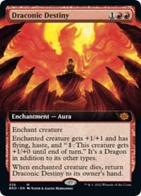 Draconic Destiny (Extended Art) from The Brothers' War
