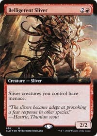 Belligerent Sliver (Extended Art) from Secret Lair Drop Series