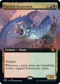 Sarinth Greatwurm (Extended Art) from The Brothers' War