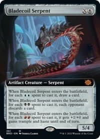 Bladecoil Serpent (Extended Art) from The Brothers' War