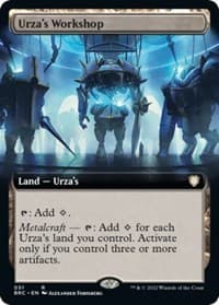 Urza's Workshop (Extended Art) from Commander: The Brothers' War