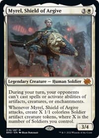 Myrel, Shield of Argive from Promo Pack: The Brothers' War