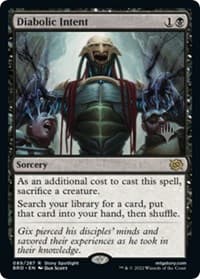 Diabolic Intent from Promo Pack: The Brothers' War