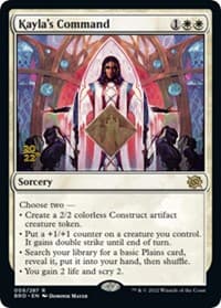 Kayla's Command from Prerelease Cards