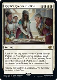 Kayla's Reconstruction from Prerelease Cards