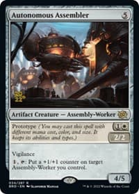 Autonomous Assembler from Prerelease Cards