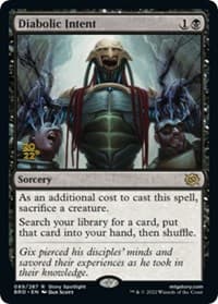Diabolic Intent from Prerelease Cards