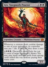 Gix, Yawgmoth Praetor from Prerelease Cards