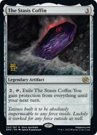 The Stasis Coffin from Prerelease Cards