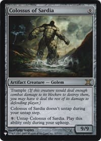 Colossus of Sardia from The List Reprints