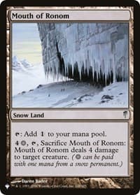 Mouth of Ronom from The List Reprints