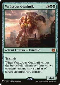Verdurous Gearhulk from The List Reprints