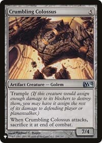 Crumbling Colossus from The List Reprints