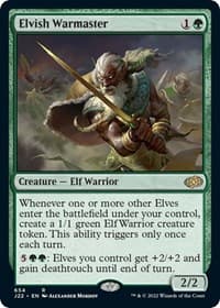Elvish Warmaster from Jumpstart 2022