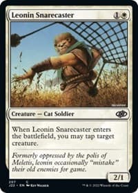 Leonin Snarecaster from Jumpstart 2022