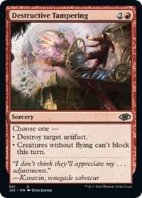 Destructive Tampering from Jumpstart 2022