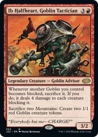Ib Halfheart, Goblin Tactician from Jumpstart 2022