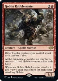 Goblin Rabblemaster from Jumpstart 2022