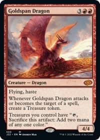 Goldspan Dragon from Jumpstart 2022