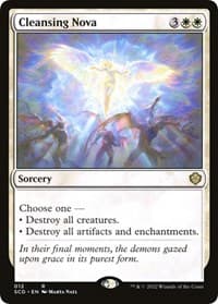 Cleansing Nova from Starter Commander Decks