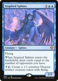 Inspired Sphinx from Starter Commander Decks