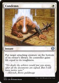 Condemn from Starter Commander Decks