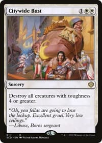 Citywide Bust from Starter Commander Decks