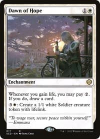 Dawn of Hope from Starter Commander Decks