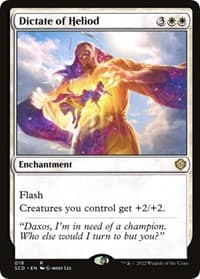 Dictate of Heliod from Starter Commander Decks