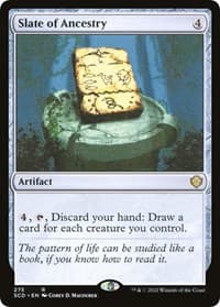 Slate of Ancestry from Starter Commander Decks