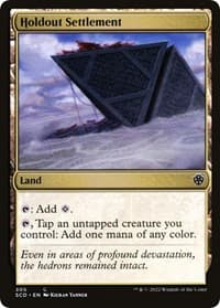 Holdout Settlement from Starter Commander Decks