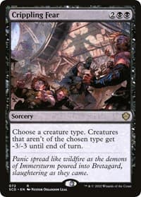 Crippling Fear from Starter Commander Decks
