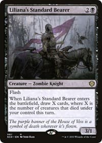 Liliana's Standard Bearer from Starter Commander Decks