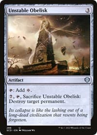 Unstable Obelisk from Starter Commander Decks