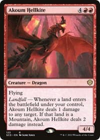 Akoum Hellkite from Starter Commander Decks