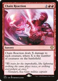 Chain Reaction from Starter Commander Decks