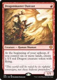 Dragonmaster Outcast from Starter Commander Decks
