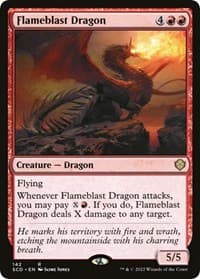 Flameblast Dragon from Starter Commander Decks