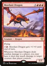 Mordant Dragon from Starter Commander Decks