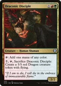 Draconic Disciple from Starter Commander Decks