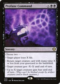 Profane Command from Starter Commander Decks