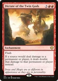 Dictate of the Twin Gods from Starter Commander Decks