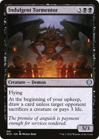 Indulgent Tormentor from Starter Commander Decks