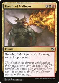Breath of Malfegor from Starter Commander Decks